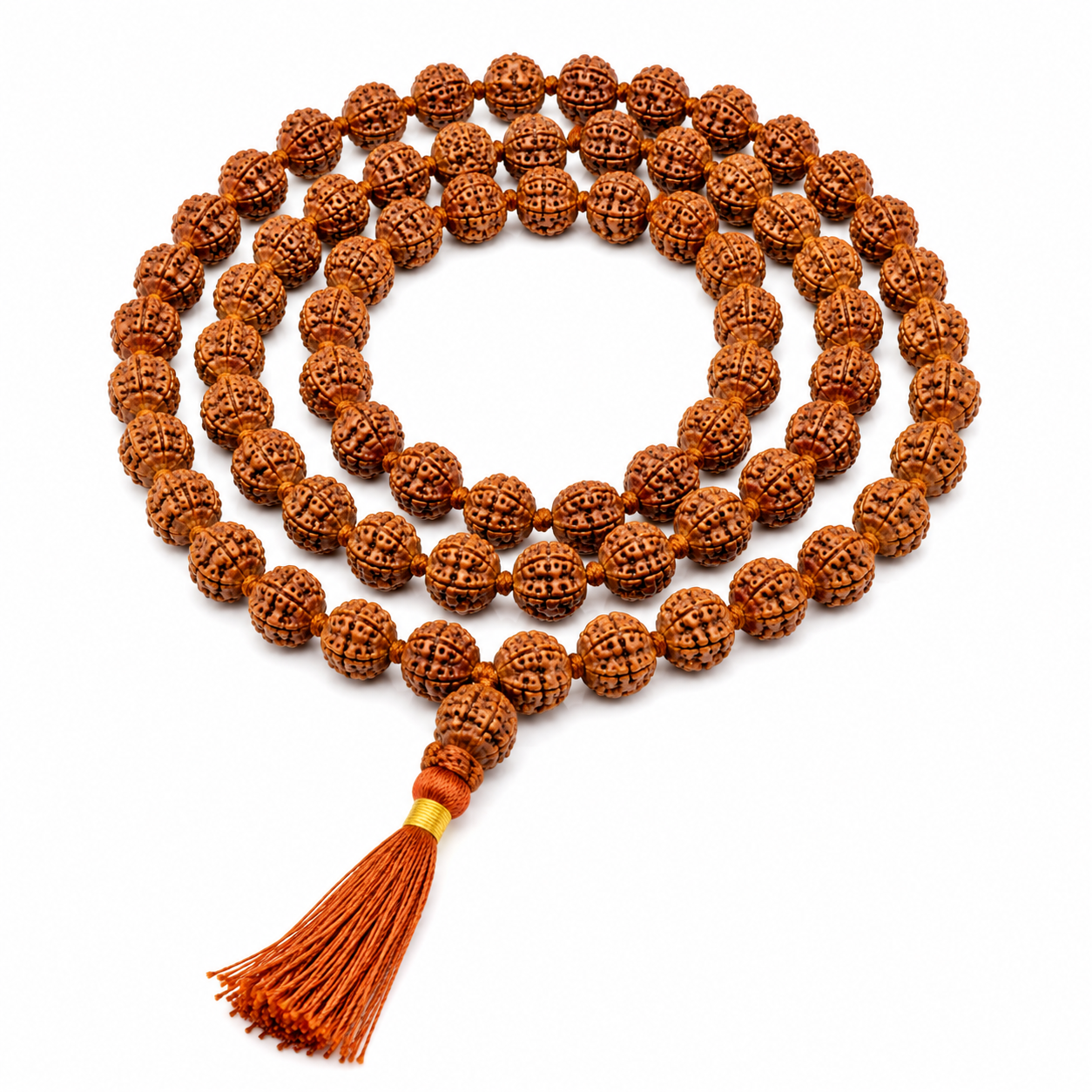 Original 4 Mukhi Rudraksha Mala – Natural Premium Quality Rudraksha Beads