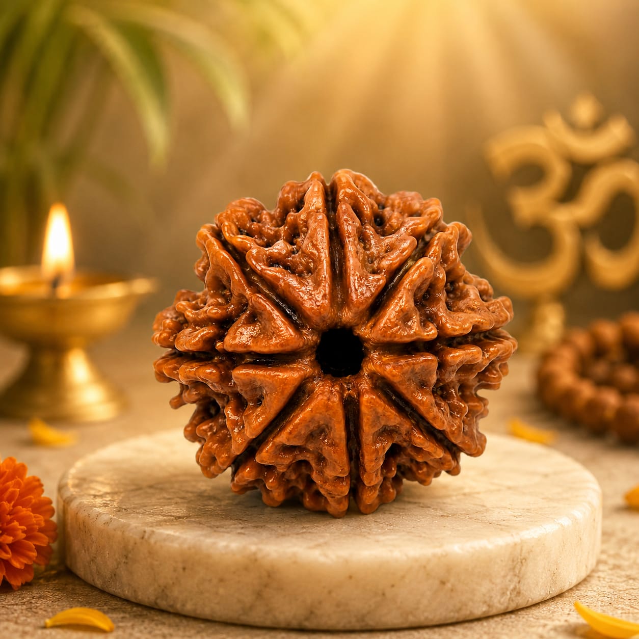 Original 8 Mukhi Rudraksha – Natural, Premium Quality & Certified