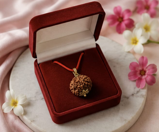 Original 10 Mukhi Rudraksha Pendant – Natural Premium Quality Rudraksha Pendant