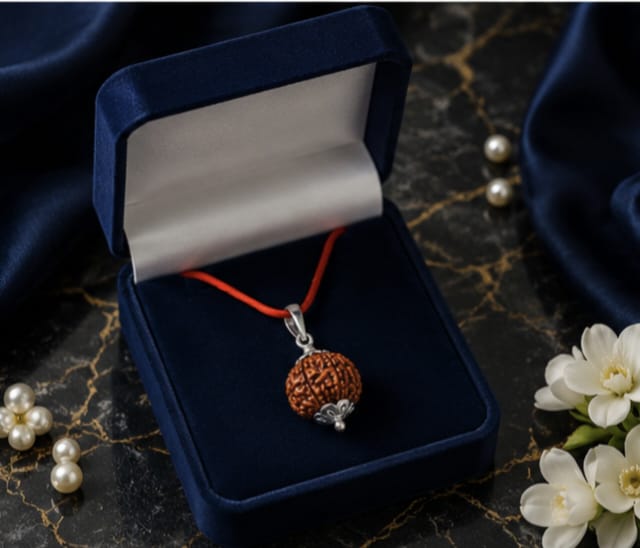 Original 9 Mukhi Rudraksha Pendant – Natural Premium Quality Rudraksha Pendant