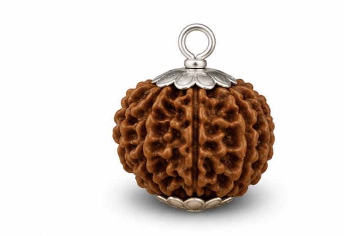 10 Mukhi Indonesia Rudraksha Pendant | Original Lord Vishnu Rudraksha 10 मुखी इंडोनेशिया रुद्राक्ष पेंडेंट | ओरिजिनल भगवान विष्णु रुद्राक्ष