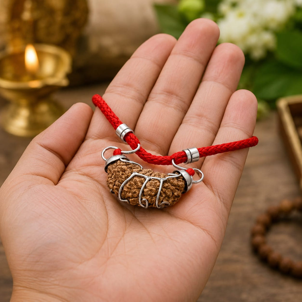 Original 1 Mukhi Rudraksha Pendant – Natural Premium Quality Shiva Pendant