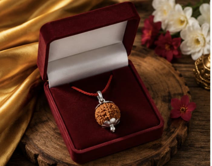 Original 7 Mukhi Rudraksha Pendant – Natural Premium Quality Rudraksha Pendant