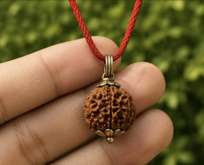 Original 8 Mukhi Rudraksha Pendant – Natural Premium Quality Rudraksha Pendant