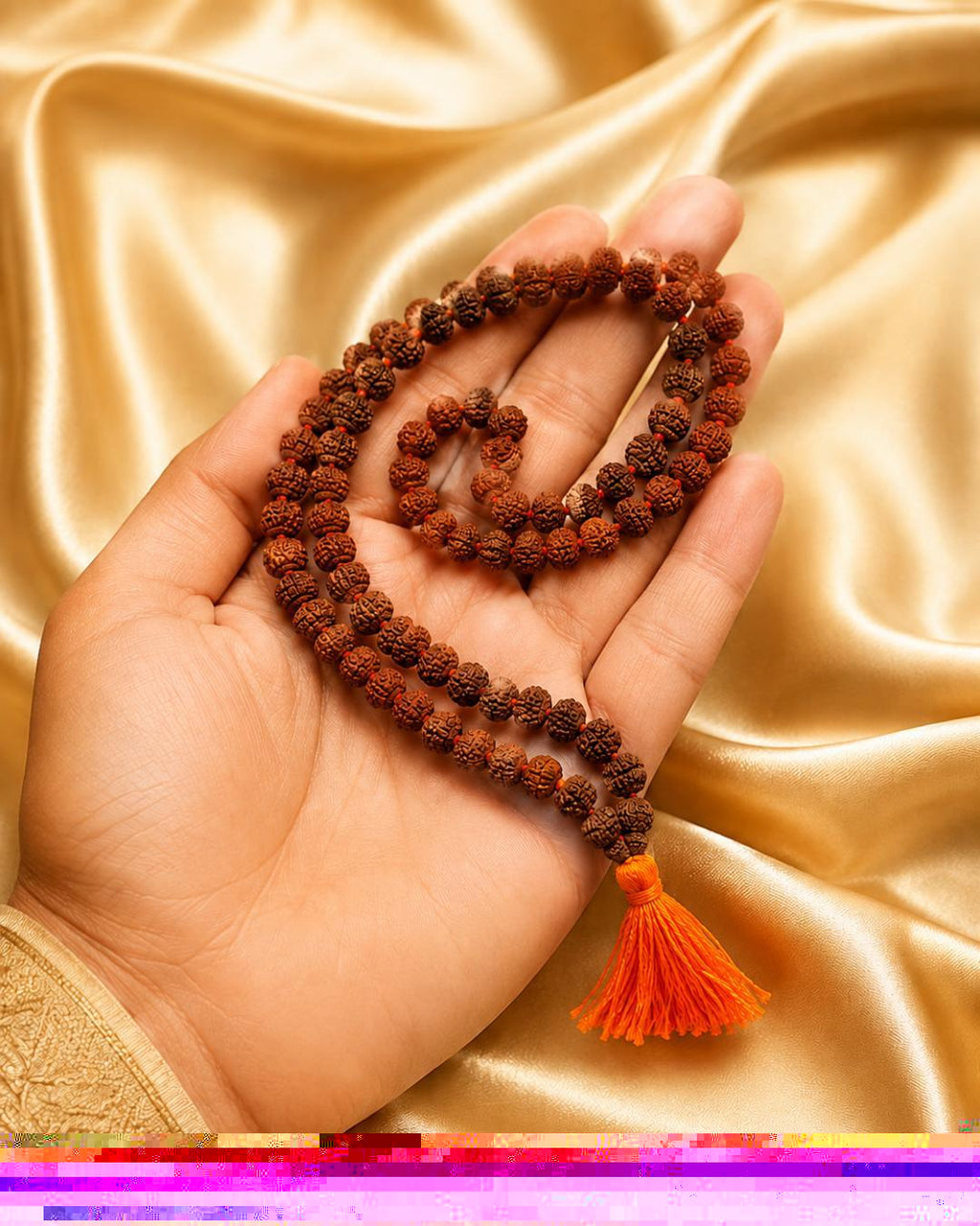 Original 8 Mukhi Rudraksha Mala – Natural Premium Quality Rudraksha Beads