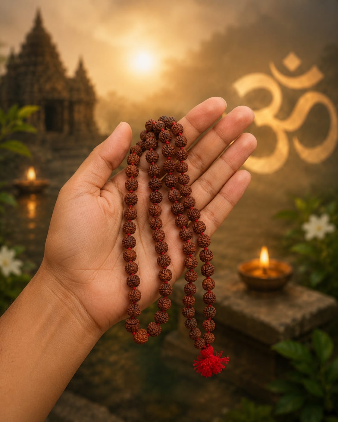Original 7 Mukhi Rudraksha Mala – Natural Premium Quality Rudraksha Beads