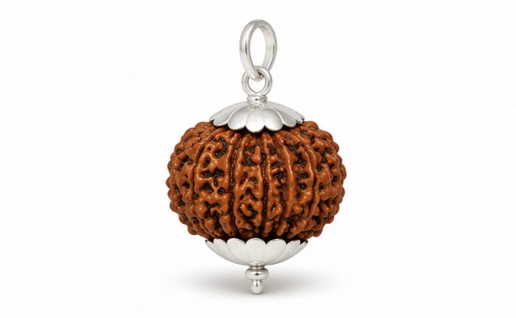 12 Mukhi Indonesia Rudraksha Pendant | Original Lord Surya Rudraksha 12 मुखी इंडोनेशिया रुद्राक्ष पेंडेंट | ओरिजिनल भगवान सूर्य रुद्राक्ष