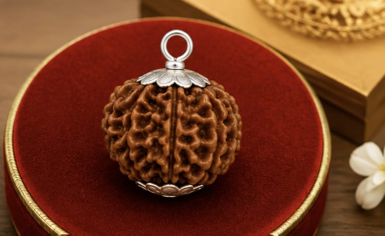 10 Mukhi Indonesia Rudraksha Pendant | Original Lord Vishnu Rudraksha 10 मुखी इंडोनेशिया रुद्राक्ष पेंडेंट | ओरिजिनल भगवान विष्णु रुद्राक्ष